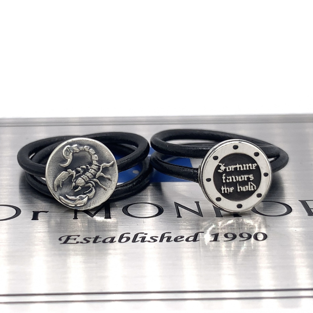 メンズレザーリング、snd124