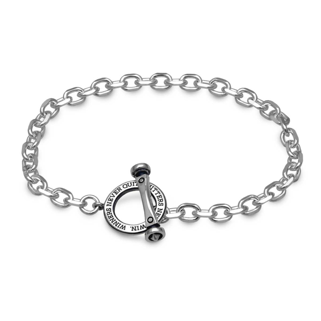 メンズブレスレット、BR37SE、シルバー925製