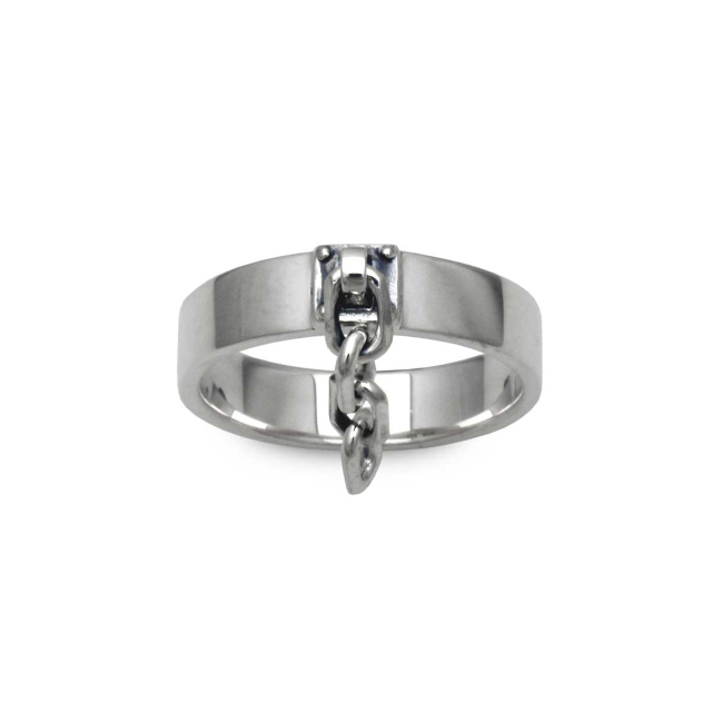 メンズチェーンリング、ｆｃ279SE、シルバー925製