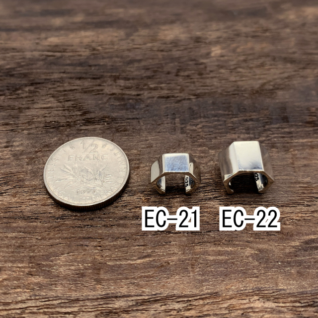 幅広の六角イヤーカフ/シルバー925