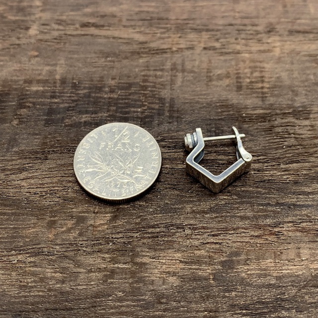 メンズフープピアス,pe42,シルバー925