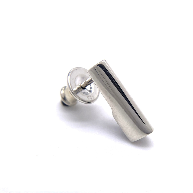 ショートロッドメンズピアス/シルバー925/PE-67-SV