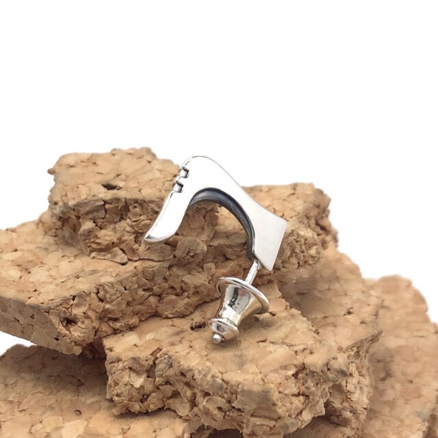 メンスフープピアス、PE65、シルバー925製