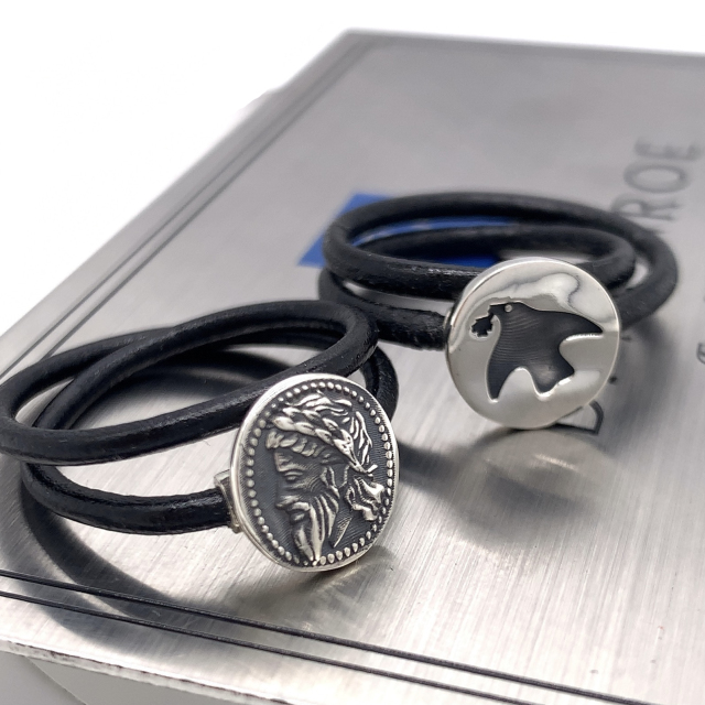 メンズレザーリング、snd122