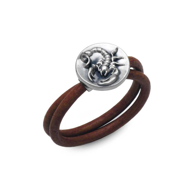 スコーピオンレザーリング SND-124-SV