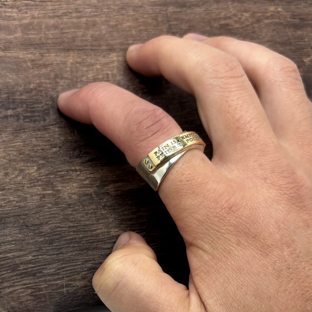 メンズリング、FC138k、シルバー925製