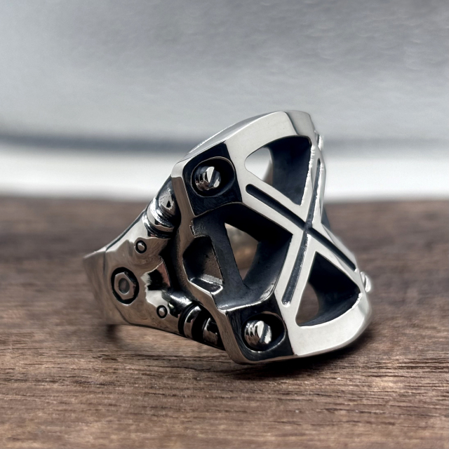 メンズリング、FC298、シルバー925製