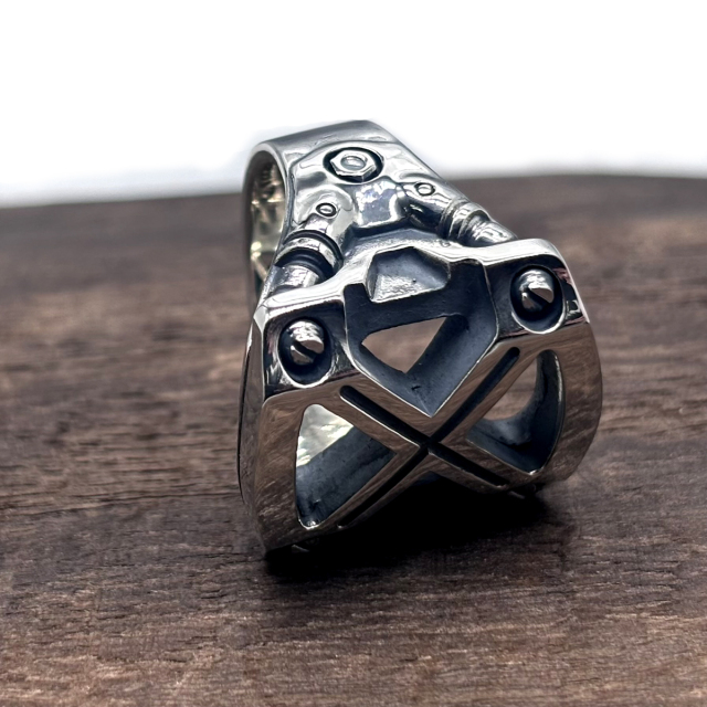 メンズリング、FC298、シルバー925製