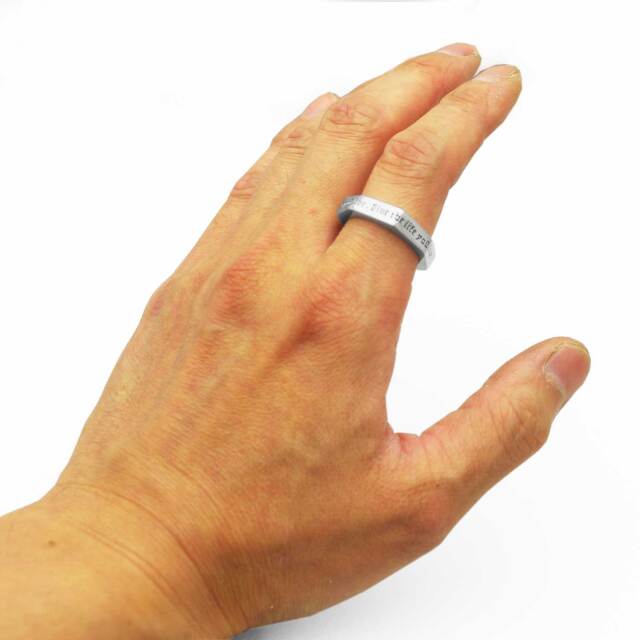 メンズシルバーリング、FC-302