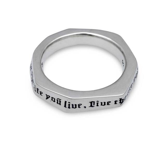 メンズシルバーリング、FC-302