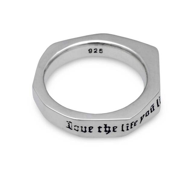 メンズシルバーリング、FC-302