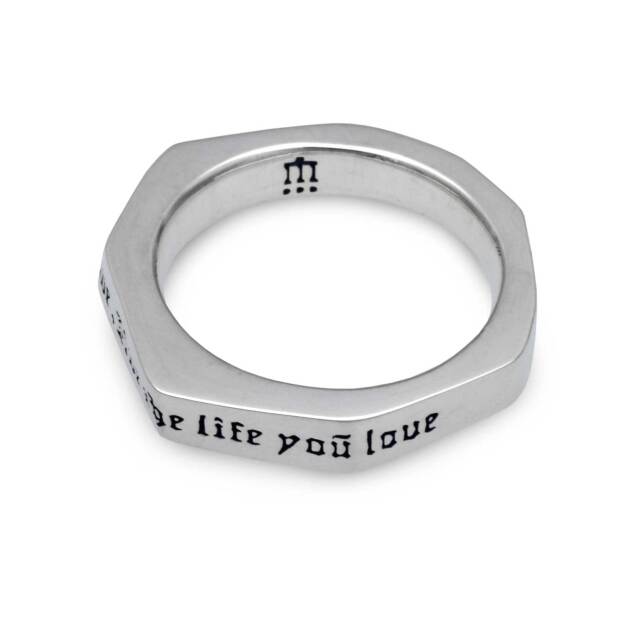 メンズシルバーリング、FC-302