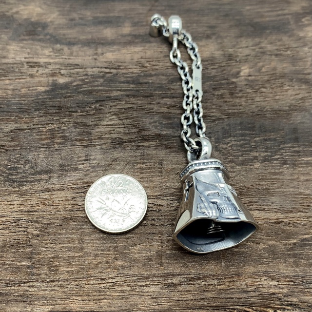 スカルガーディアンベル、ｋｃ08、シルバー925製