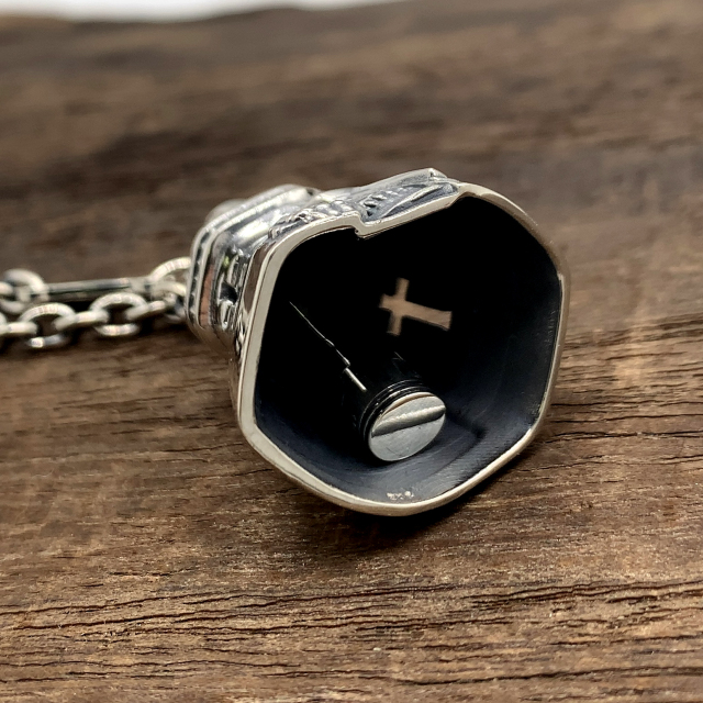 スカルガーディアンベル、ｋｃ08、シルバー925