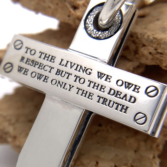 送料無料】Dr MONROE(ドクターモンロー) メッセージクロスペンダント  