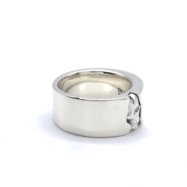 送料無料】Dr MONROE(ドクターモンロー) メッセージスカルリング FC  