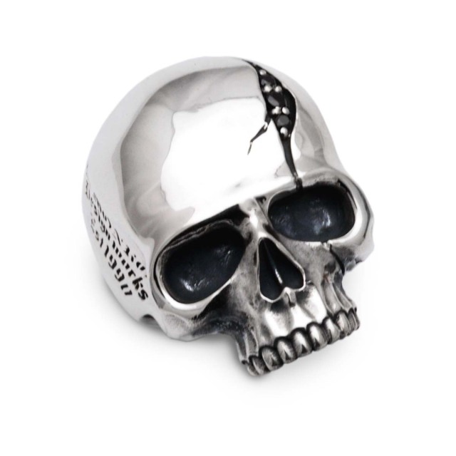 送料無料】Dr MONROE(ドクターモンロー) スカルリング FC-205-SV