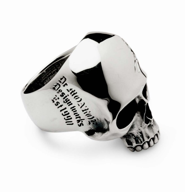 送料無料】Dr MONROE(ドクターモンロー) スカルリング FC-205-SV