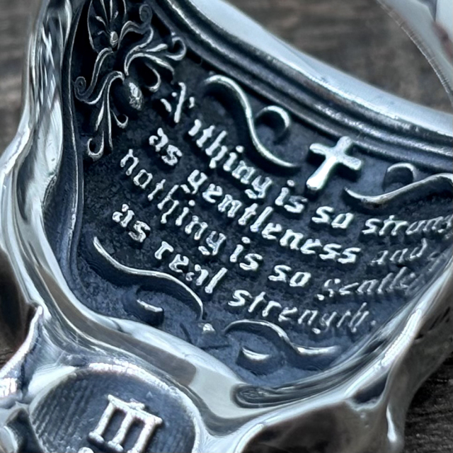 ドクターモンロー スカルリング 20号 ホワイトキュービック FC-205-SV 送料無料】Dr MONROE(ドクターモンロー) スカルリング FC-205-SV