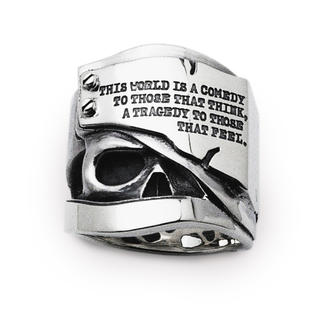 新品定価24,750円 Dr MONROE ドクターモンロー リング 11号 送料無料】Dr MONROE(ドクターモンロー) メッセージスカルリング FC-246-SV