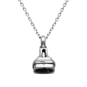 【送料無料】Dr MONROE(ドクターモンロー)スクエアシーリングスタンプペンダント FC-277-SV