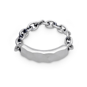 【送料無料】Sync Note by Dr MONROE（シンクノート バイ ドクターモンロー） シルバーウェーブプレートチェーンリング SND-085-SV