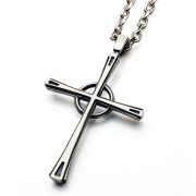 【送料無料】Dr MONROE(ドクターモンロー) ケルティッククロスペンダント FC-123SE-SV