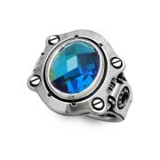 メンズリング、FC297-BL、シルバー925製