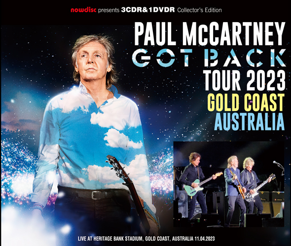 PAUL McCARTNEY - GOT BACK TOUR 2023: GOLD COAST AUSTRALIA (3CDR+ 1DVDR)