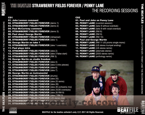 BEATLES - THE RECORDING SESSIONS: STRAWBERRY FIELDS FOREVER