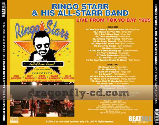 RINGO STARR & HIS ALL-STARR BAND - LIVE FROM TOKYO BAY 1995