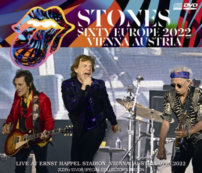 THE ROLLING STONES - VIENNA AUSTRIA: SIXTY EUROPE 2022 (2CDR+1DVDR)