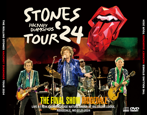 THE ROLLING STONES - THE FINAL SHOW RIDGEDALE: HACKNEY DIAMONDS TOUR 2024 (2CDR+1DVDR)
