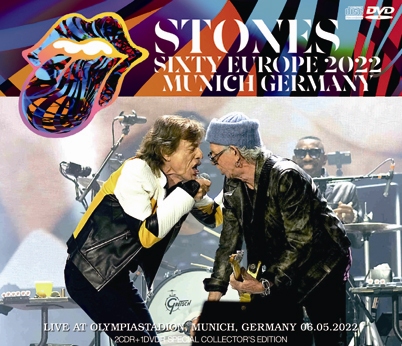 THE ROLLING STONES - MUNICH GERMANY: SIXTY EUROPE 2022 (2CDR+1DVDR)