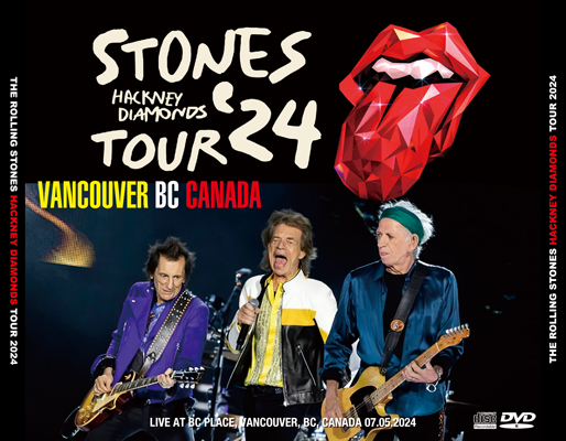 THE ROLLING STONES - HACKNEY DIAMONDS TOUR 2024: VANCOUVER BC CANADA (2CDR+1DVDR)