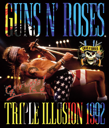 GUNS N' ROSES - TRIPLE ILLUSION 1992 - 4TH EDITION (1BDR)