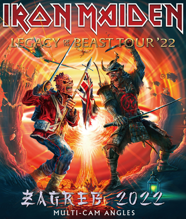 IRON MAIDEN - ZAGREB 2022 : MULTI-CAM ANGLES (1BDR)