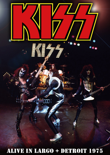 KISS - ALIVE IN LARGO + DETROIT 1975 (1DVDR)