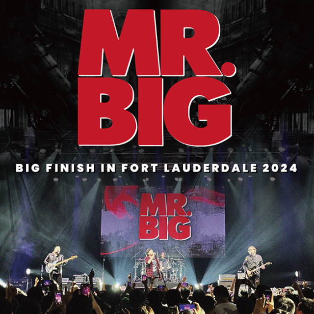 MR. BIG - BIG FINISH IN FORT LAUDERDALE 2024 (2CDR)