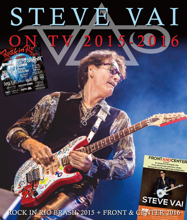 STEVE VAI - ON TV 2015 - 2016