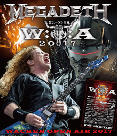MEGADETH - WACKEN OPEN AIR 2017