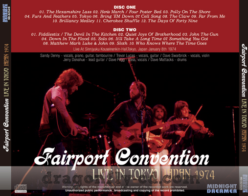 FAIRPORT CONVENTION - LIVE IN TOKYO: JAPAN 1974 DRAGONFLY