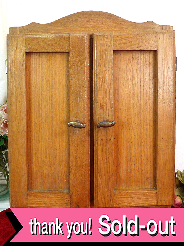 １９５０年代：ぶ厚いオールドパイン♪長い時が優しいカントリーなスモールシェルフ：３８８００円を→