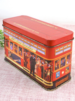 ＜D.GHIRARDELLI & CO.＞サンフランシスコの路面電車のＴＩＮ缶