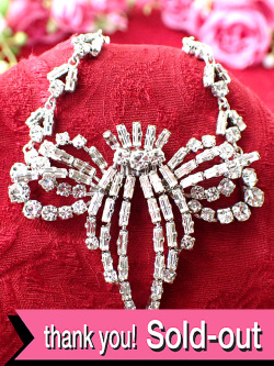 ＜Marks&Spencer＞チェーン全体がキュービックジルコニア♪まばゆいばかりの輝きのマークス＆スペンサーのネックレス