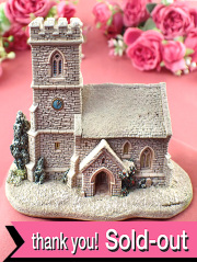 ＜Lilliput Lane＞「ST JOSEPH'S CHURCH」♪歴史あるカトリック教会の大きな雪のコテージフィギュア