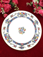 ★３５％OFF★＜ROYAL WORSESTER＞「MAYFIELD」♪直径２８．５cmロマンチックなお花たちのとても大きなロイヤル・ウースターのケーキスタンド：通常価格7980円→