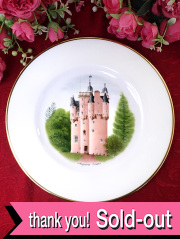 ＜Wedgwood限定品：レア♪＞「Castles and Country Houses」♪シンデレラ城のモデルにもなったスコットランドのお城のとても大きな絵皿「お箱＆パンフレット＆スタンド付」