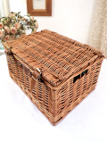 ＜REGENCY HAMPERS＞レア「COTSWOLD LUXURY」♪全長３７cm特大サイズ♪四角いフォルムのとても大きなピクニックバスケット