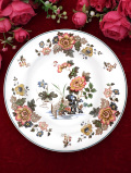 ＜WEDGWOOD＞「EASTERN FLOWERS」♪オリエンタルなお花たちが美しいウェッジウッドの大きなブレッドプレート「スタンド付き」